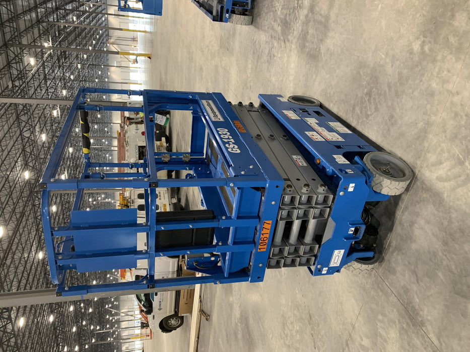 2020 Genie GS-1930 Solid Non Marking Tires, Beacon, Folding rails with half height swing gate