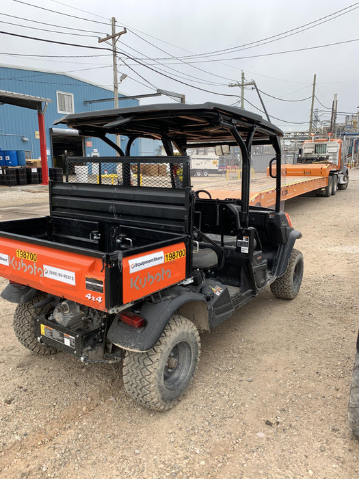 2022 Kubota RTV-X1140W-H Plastic Canopy, Windshield Acrylic Clear, LED Strobe Light, Wire Harness Kit, Back up Alarm