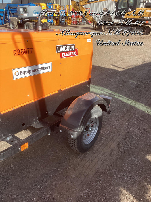 2022 Lincoln Electric LE400 Kubota V1505, Trlr, Cable Rack, Light Kit, ES Decals, T3