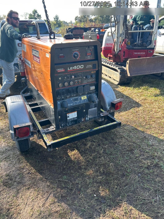 2022 Lincoln Electric LE400 Kubota V1505, Trlr, Cable Rack, Light Kit, ES Decals, T3
