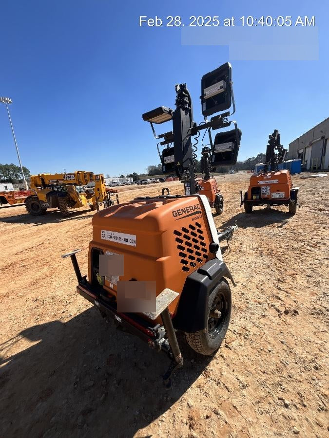 2023 Generac MLT2 Diesel, Flex Switch 120V Input, Powerzone Controller, (4) 320W LED Lights, 4kW Generator, 39.9 Gal Fuel Tank, 2" Ball, T3