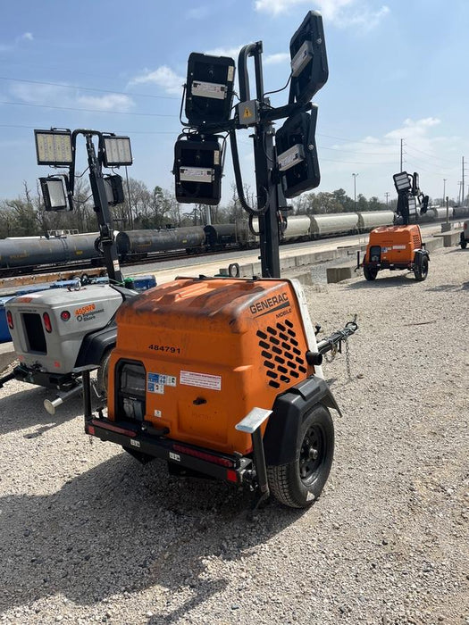 2025 Generac MLT6SMDS Diesel, Mitsubishi / Final Tier 4 Engine, 10.5 HP @ 1800 RPM, (4) 320W G4 LED's, Brushless Excitation, Capacitor Regulated, Vertical Mast, Manual Winch, 5kW Export Power, Power Zone Auto Light Controller