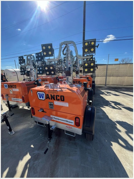 2024 Wanco WLTT-4MM4K Diesel, Deep Sea Controller, Shore Power Plug, Auto Start, (4) 350W LED Floodlights, 4kW Generator, 60 Gal Fuel Tank, 2" Ball, T3