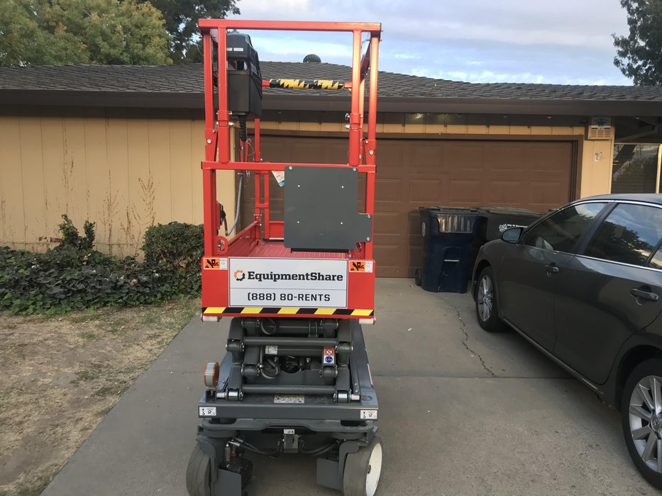 2020 Skyjack SJIII-3219 Solid NM Tires, Half height spring hinged entry gate, Dual Beacons, 800W Inverter