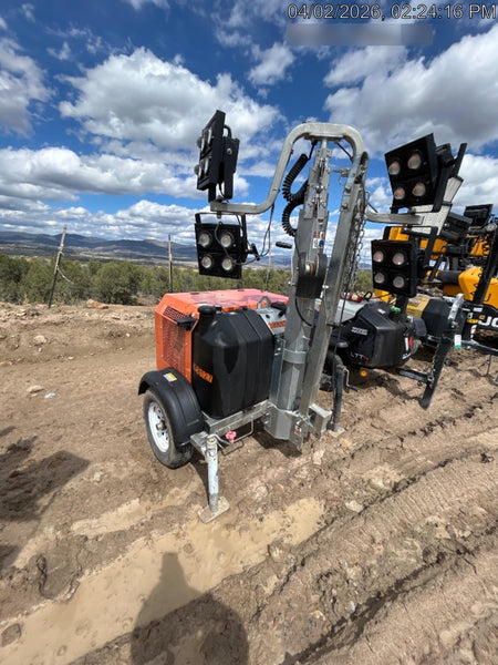 2024 Wanco WLTT-4MM4K Diesel, Deep Sea Controller, Shore Power Plug, Auto Start, (4) 350W LED Floodlights, 4kW Generator, 60 Gal Fuel Tank, 2" Ball, T3