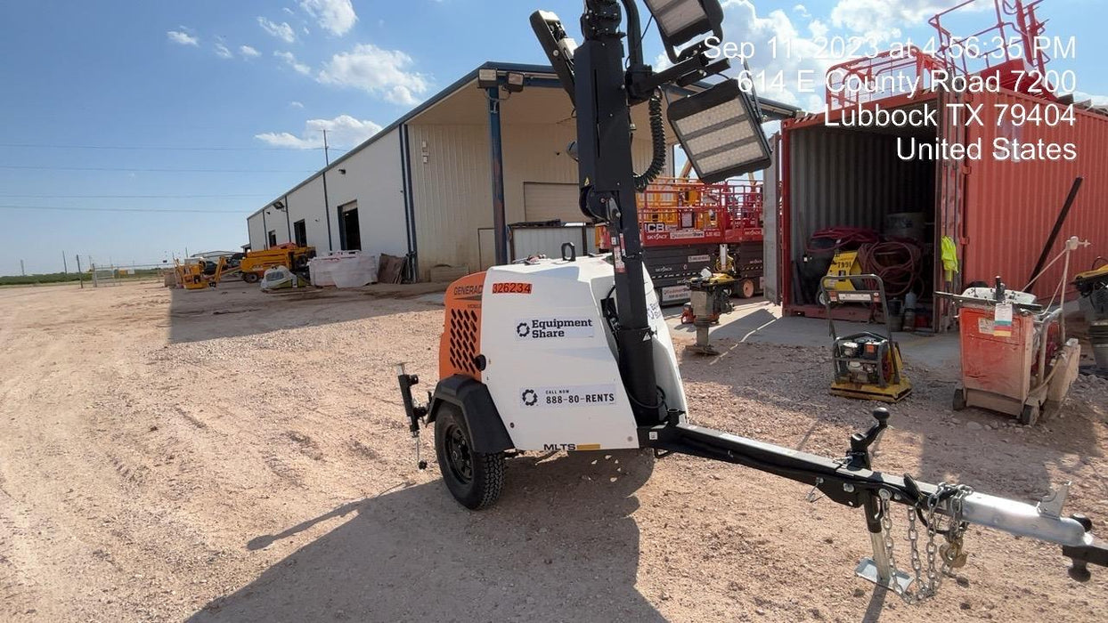 2023 Generac MLT2 Diesel, Flex Switch 120V Input, Powerzone Controller, (4) 320W LED Lights, 4kW Generator, 39.9 Gal Fuel Tank, 2" Ball, T3