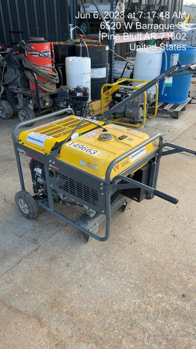 2020 Wacker Neuson GPS9700A GENERATOR,EPA,CSA,WHEEL KIT