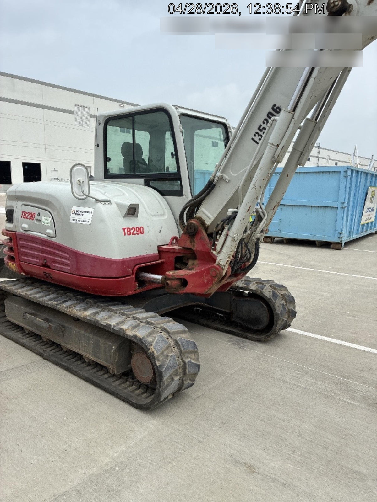 2021 TAKEUCHI TB290C