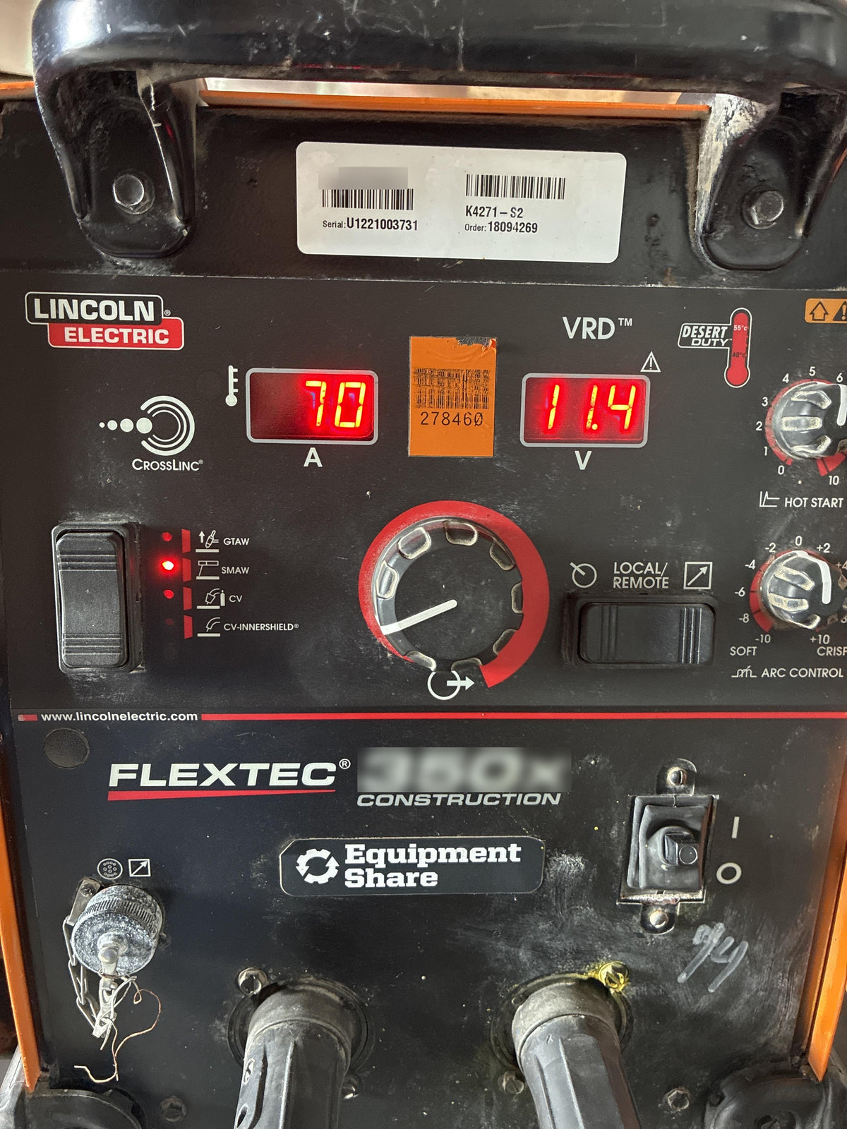 2022 LINCOLN ELECTRIC FLEXTEC 350X