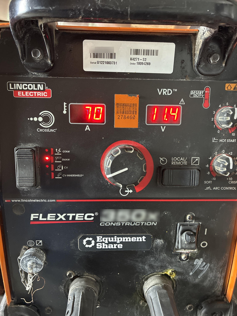 2022 LINCOLN ELECTRIC FLEXTEC 350X