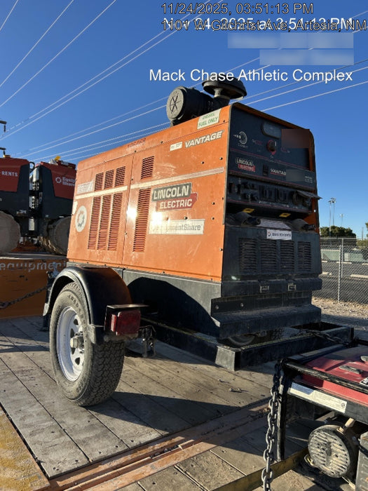2021 Lincoln Electric Vantage 549X Ready Pak 3, ORANGE (includes trailer, cable rack, fender light kit)
