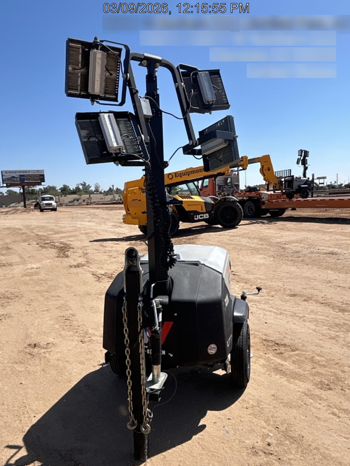 2024 Wacker Neuson LTT4 Diesel, Kohler KDW702, Deep Sea Controller, Auto Start, LED 320W, Bypass Outlet, T3