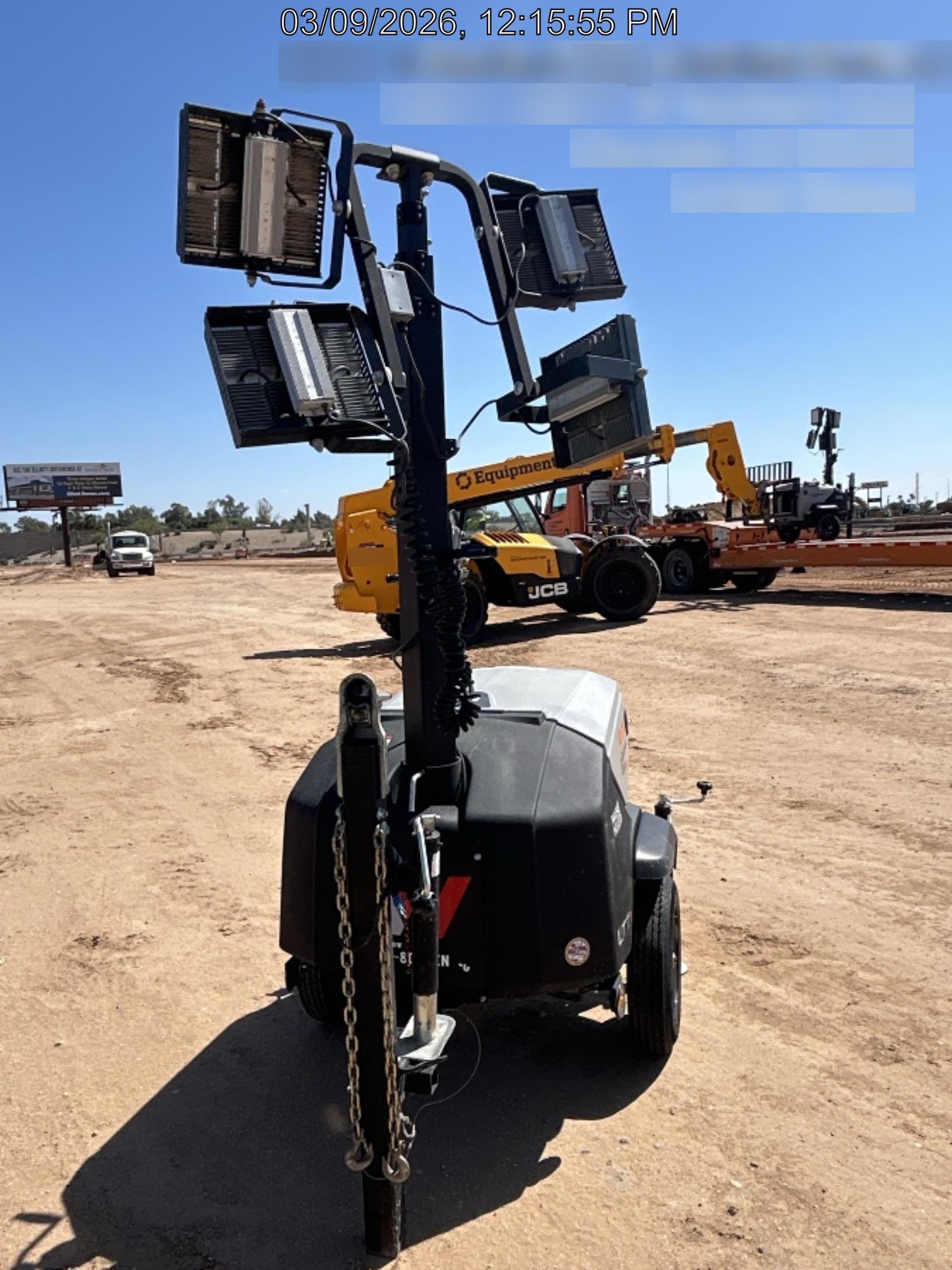 2024 Wacker Neuson LTT4 Diesel, Kohler KDW702, Deep Sea Controller, Auto Start, LED 320W, Bypass Outlet, T3