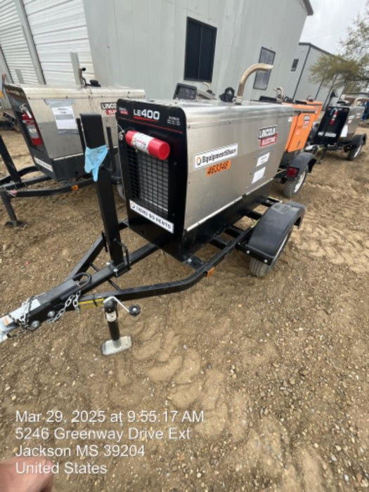 2024 Lincoln Electric LE400 Kubota V1505, Trlr, Cable Rack, Light Kit, ES Decals, T3