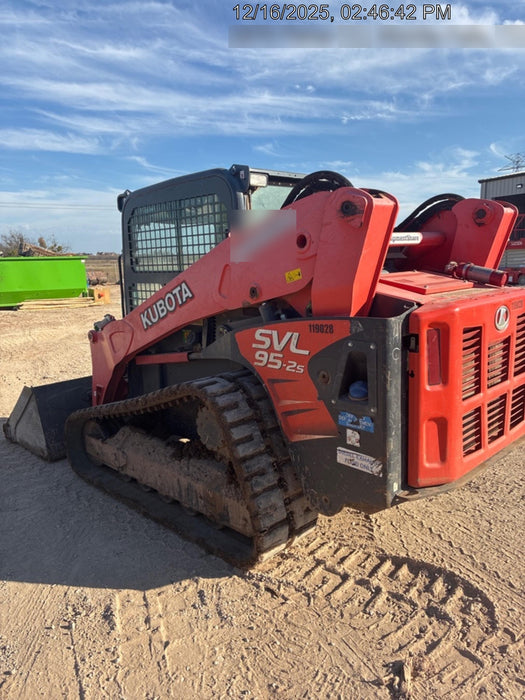 2020 Kubota SVL95-2SHC Cab/Heat/Air, Rubber Tracks, Kubota Tier 4 Engine