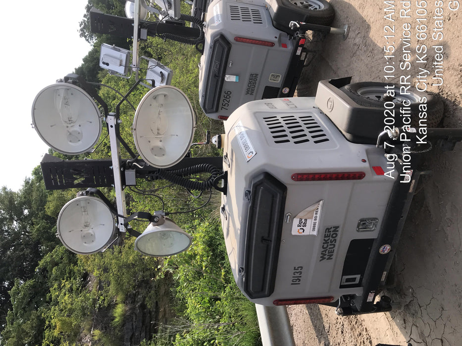 2018 Wacker Neuson LTV6L-MH Wacker Neuson LTV6L Mobile Light Tower w/Fuel Level Sensor Installed
