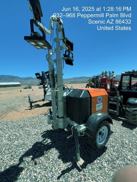 2024 Wanco WLTT-4MM4K Diesel, Deep Sea Controller, Shore Power Plug, Auto Start, (4) 350W LED Floodlights, 4kW Generator, 60 Gal Fuel Tank, 2" Ball, T3