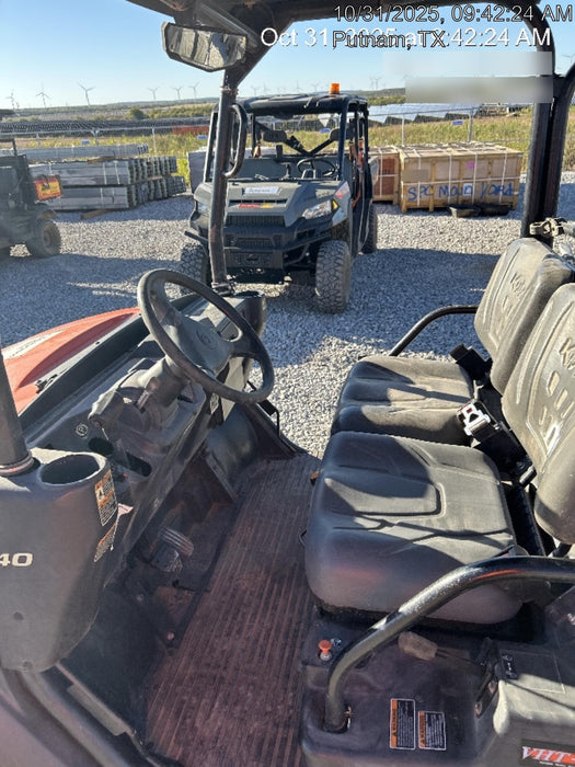 2020 Kubota RTV-X1140W-H 4WD, LED Strobe, Windshield Acrylic Clear, Plastic Canopy, Wire Harness Kit, Backup Alarm