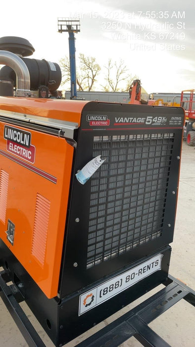 2021 Lincoln Electric Vantage 549X Ready Pak 3, ORANGE (includes trailer, cable rack, fender light kit)