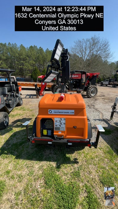 2024 Generac MLT2 Diesel, Flex Switch 120V Input, Powerzone Controller, 
(4) 320W LED Lights, 4kW Generator, 39.9 Gal Fuel Tank, 2" Ball, T3