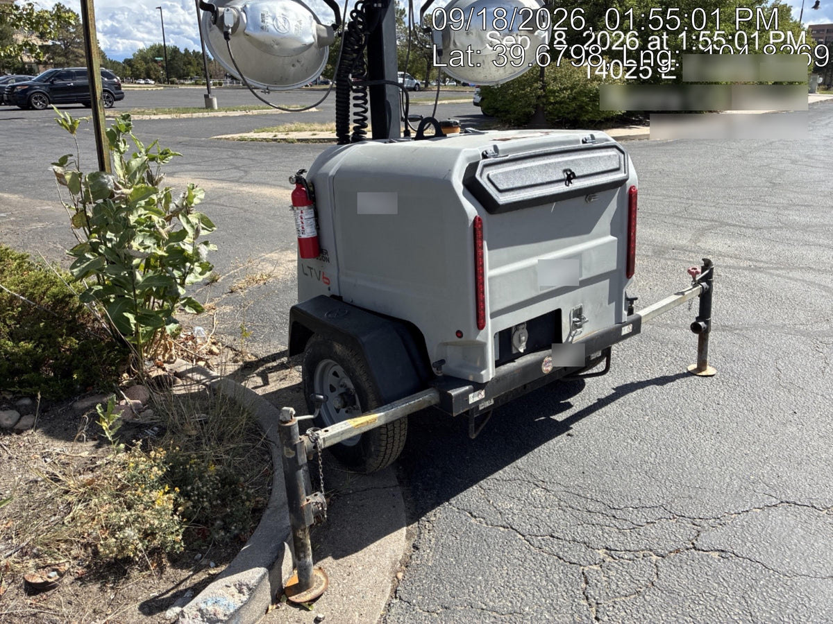 Wacker Neuson LTV6K-MH Wacker Neuson LTV6K Mobile Light Tower w/Fuel Level Sensor Installed