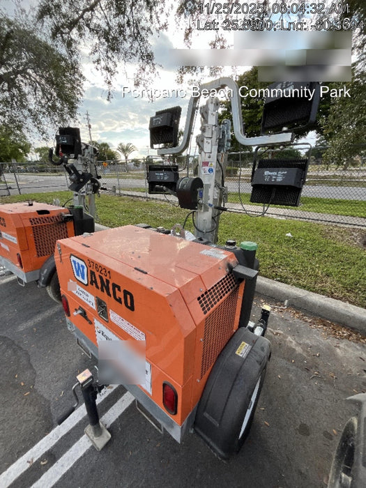 2023 Wanco WLTT-4MM4K Diesel, Deep Sea Controller, Shore Power Plug, Auto Start, (4) 350W LED Floodlights, 4kW Generator, 60 Gal Fuel Tank, 2" Ball, T3