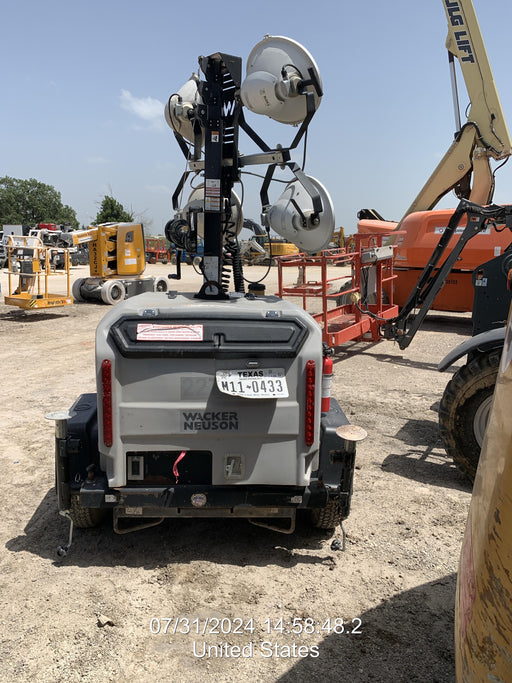 2019 Wacker Neuson LTV6L-MH Wacker Neuson LTV6L Mobile Light Tower w/Fuel Level Sensor Installed