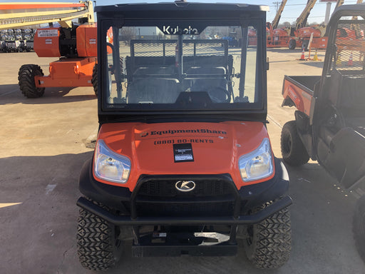 2019 Kubota RTV-X1140W-H 4wd Utility Cart, LED Strobe, Windshield Tempered Glass, Plastic Canopy, Wire Harness Kit, Backup Alarm