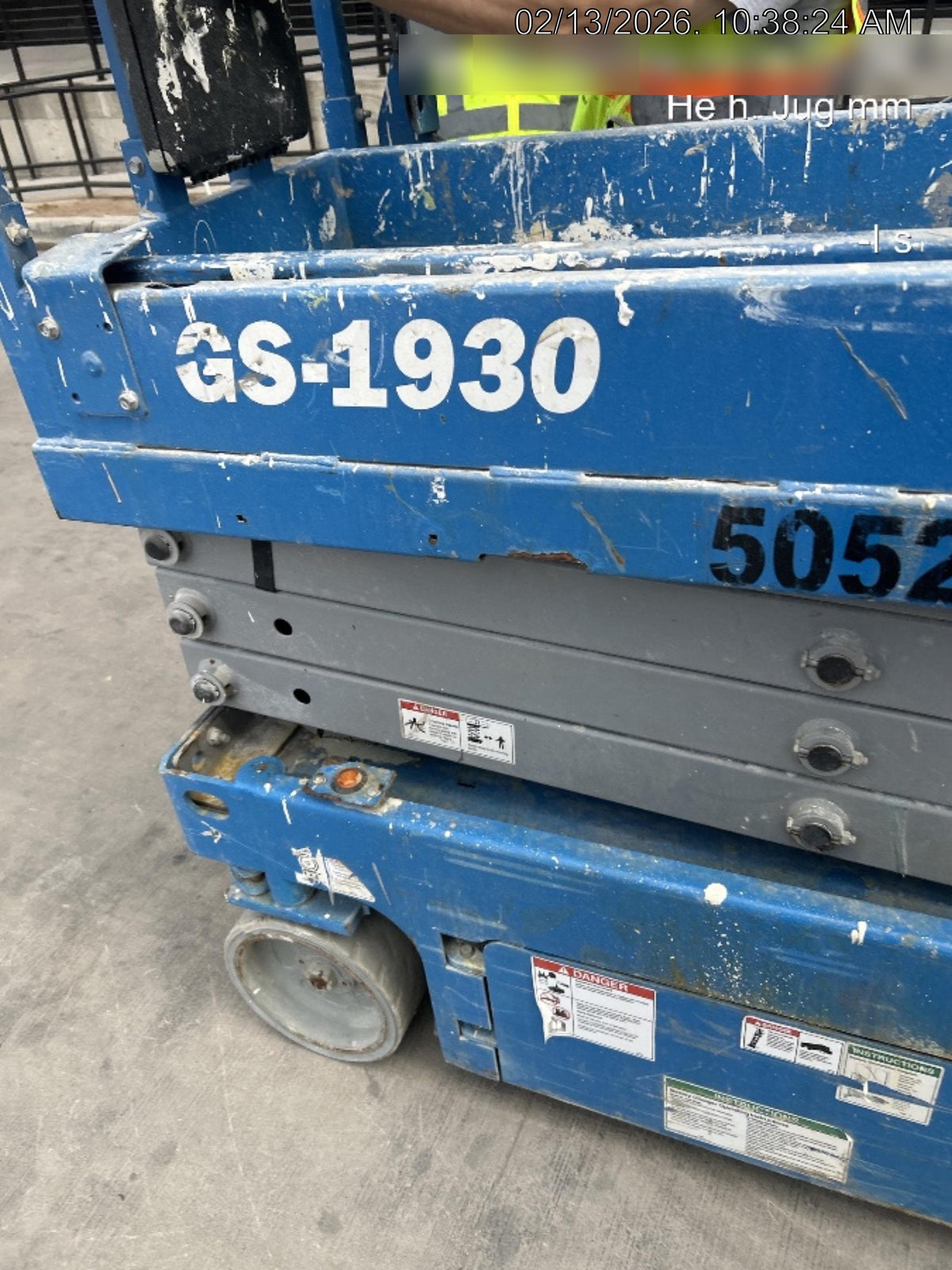 2019 Genie GS-1930 Fixed Rails with Chain Entry