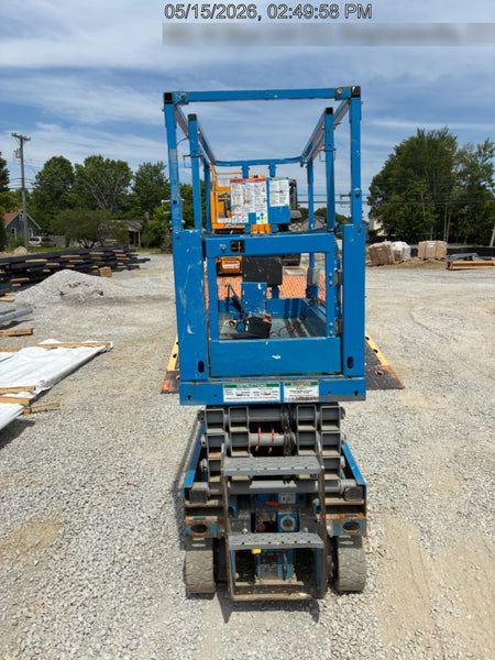 2020 Genie GS-1930 Solid Non Marking Tires, Beacon, Folding rails with half height swing gate, 800W Inverter