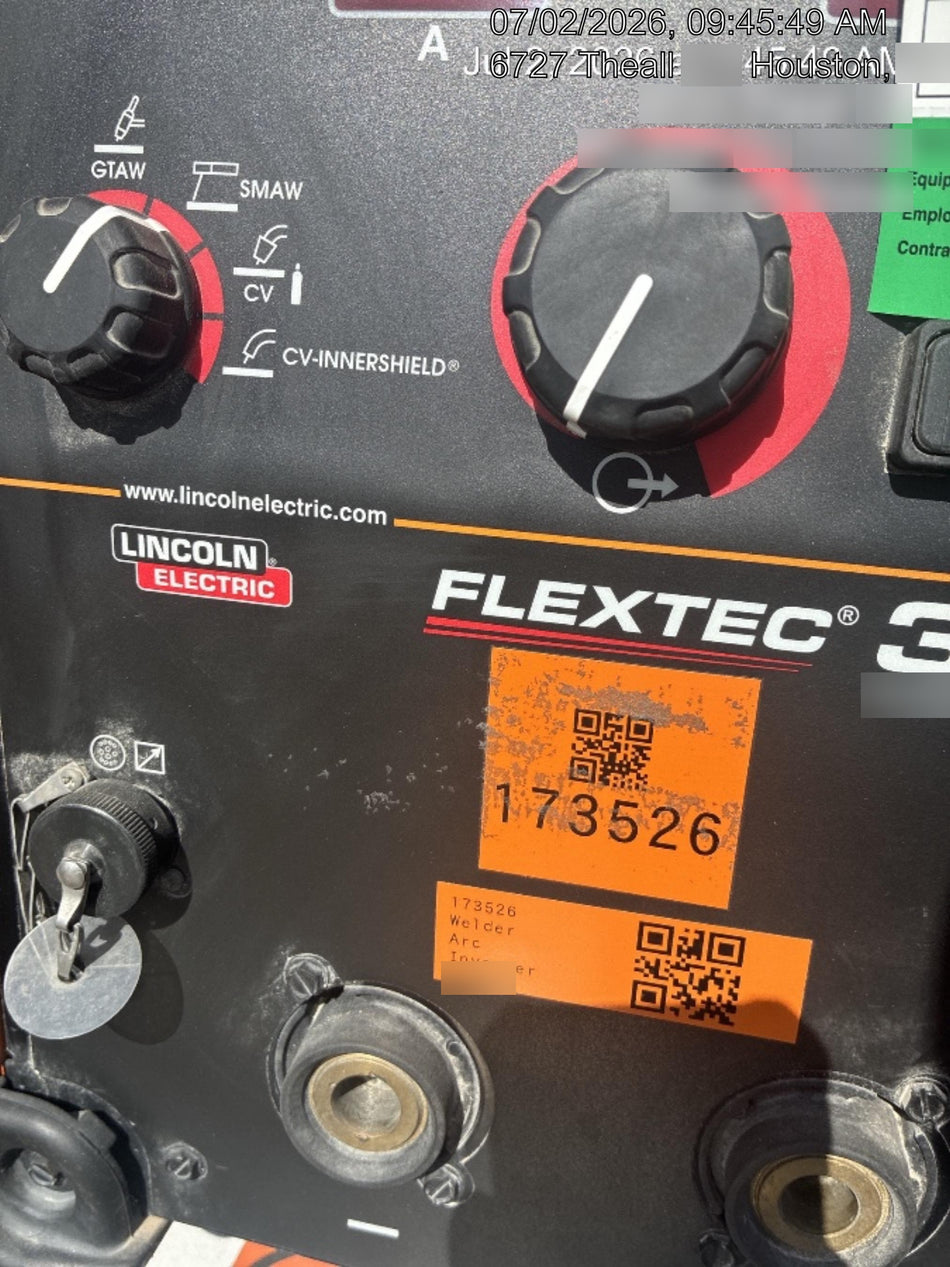 2021 LINCOLN ELECTRIC FLEXTEC 350X