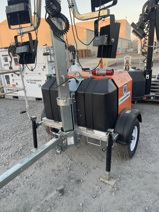 2024 Wanco WLTT-4MM4K Diesel, Deep Sea Controller, Shore Power Plug, Auto Start, (4) 350W LED Floodlights, 4kW Generator, 60 Gal Fuel Tank, 2" Ball, T3