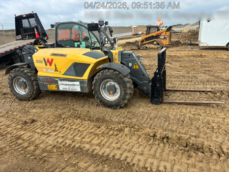 2018 Wacker Neuson TH627 Wacker Neuson TH627 Telehandler w/Canopy, Solid Tires, 48" Carriage and Forks