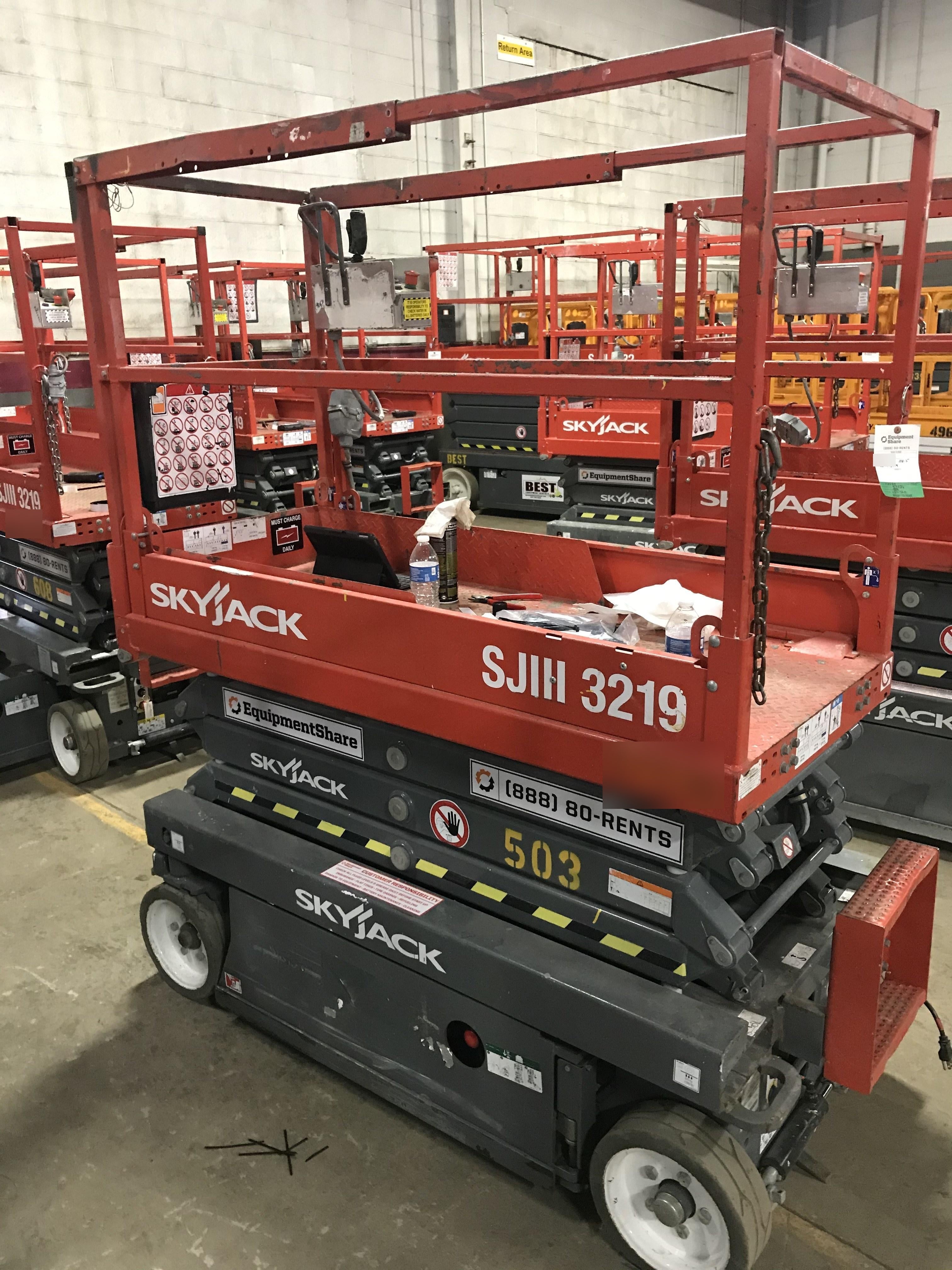 2016 Skyjack SJIII-3219 Standard Rental Specs