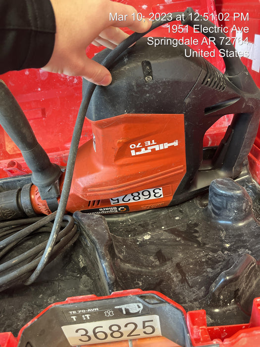 2019 HILTI TE 70-AVR