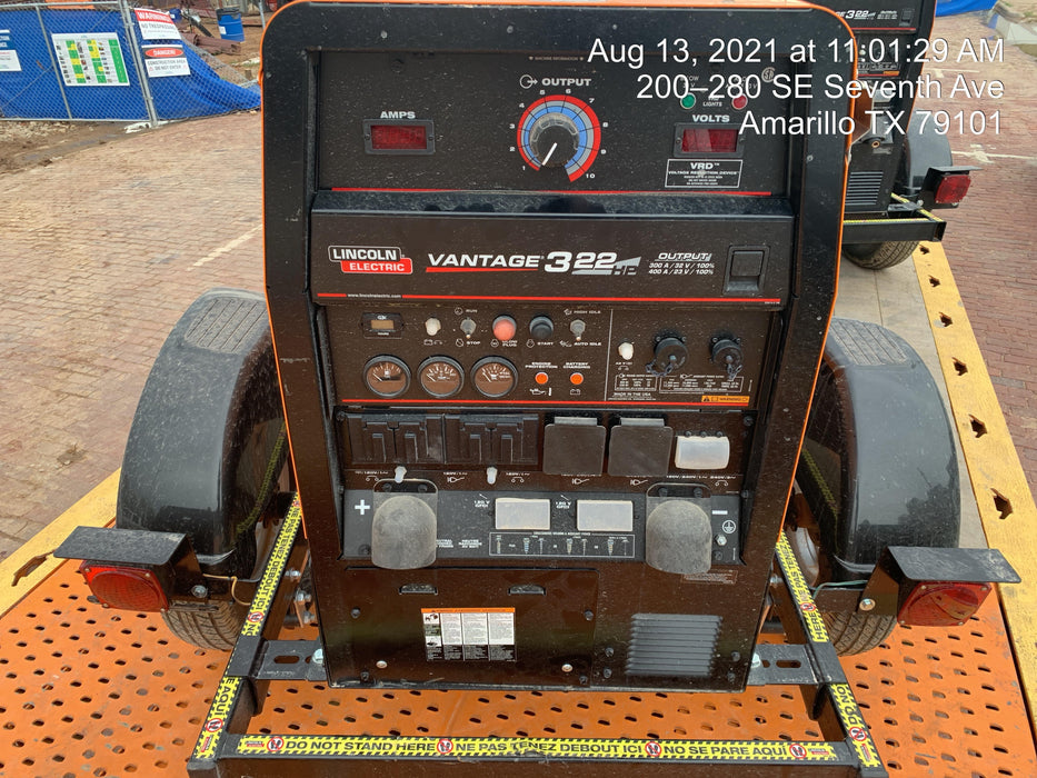 2021 Lincoln Electric Vantage 322 VANTAGE 322 READY-PAK 3
(EQUIPMENTSHARE)