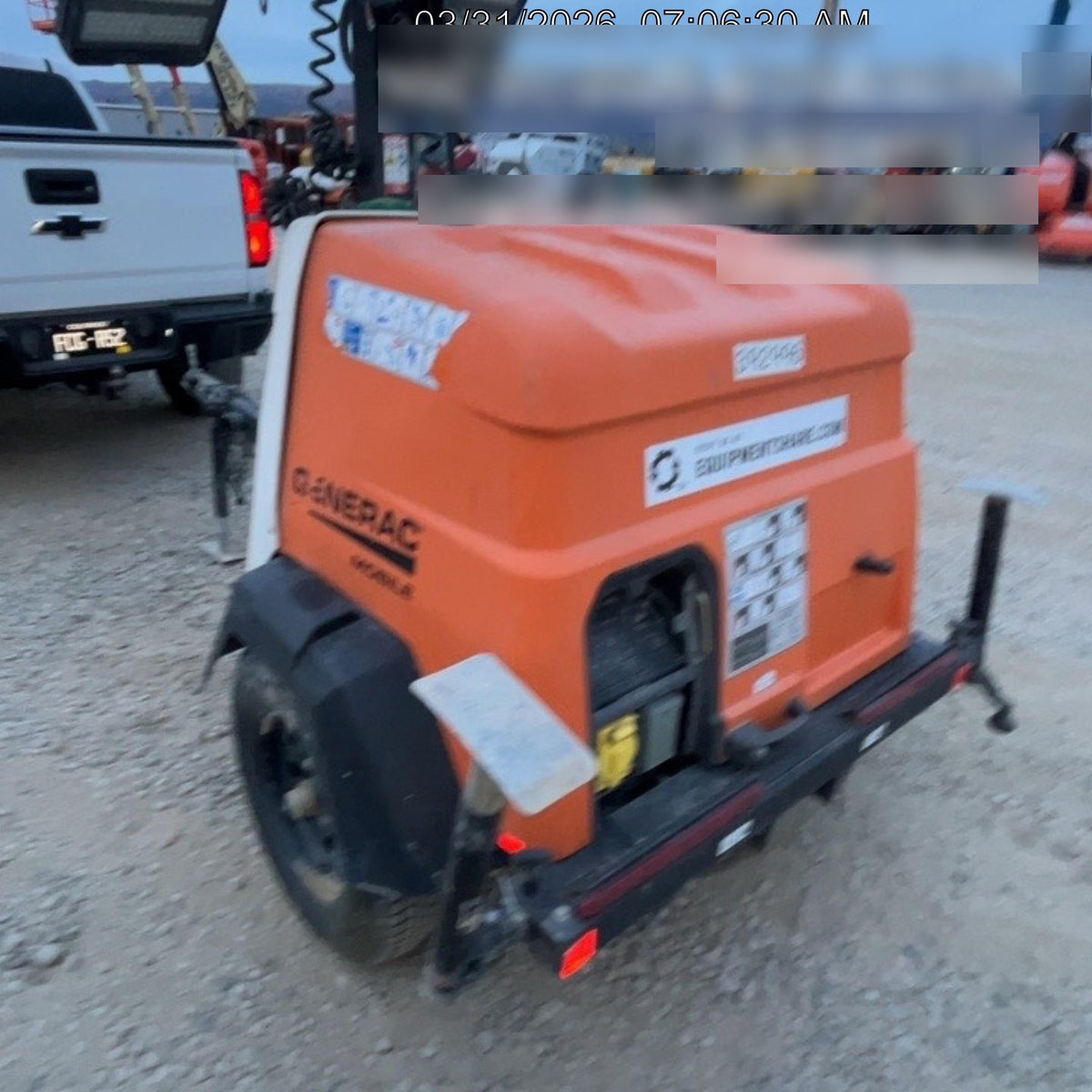 2024 Generac MLT2 Diesel, Flex Switch 120V Input, Powerzone Controller, 
(4) 320W LED Lights, 4kW Generator, 39.9 Gal Fuel Tank, 2" Ball, T3