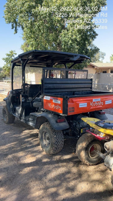 2022 Kubota RTV-X1140W-H Plastic Canopy, Windshield Acrylic Clear, LED Strobe Light, Wire Harness Kit, Back up Alarm
