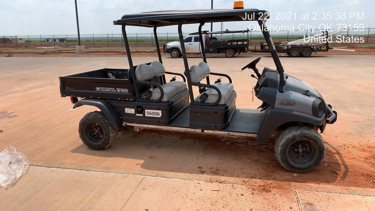 2019 Club Car CA1700D Diesel, 4-Seat, ROPS, AWD w/None