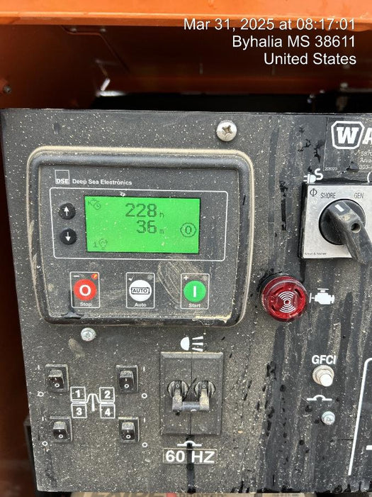 2025 Wanco WLTT-4MM4K Diesel, Mitsubishi L2E, 9.0HP @1800 rpm, Deep Sea Controller, Shore Power Plug, Auto Start, (4) 350W LED Floodlights, 4kW Generator, 60 Gal Fuel Tank, 2" Ball, T3