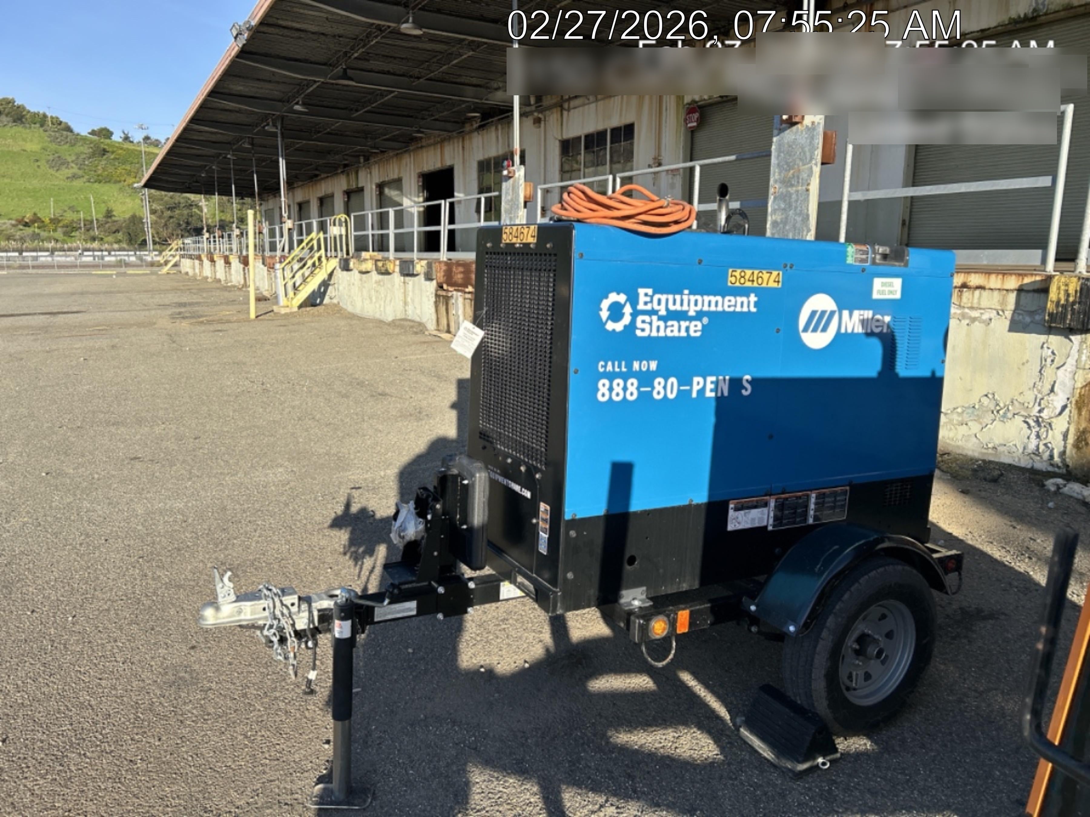 2025 MILLER ELECTRIC BIG BLUE 500