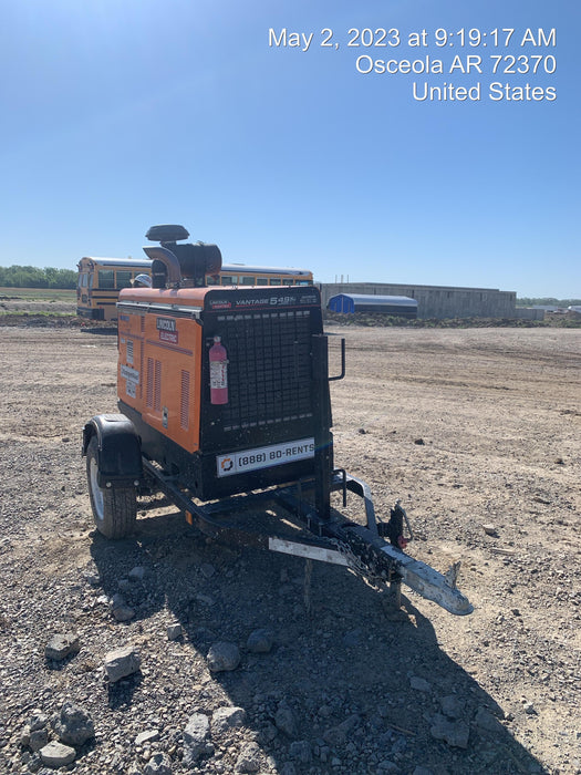 2021 Lincoln Electric Vantage 549X Ready Pak 3, ORANGE (includes trailer, cable rack, fender light kit)