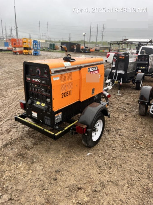 2022 Lincoln Electric LE400 Kubota V1505, Trlr, Cable Rack, Light Kit, ES Decals, T3