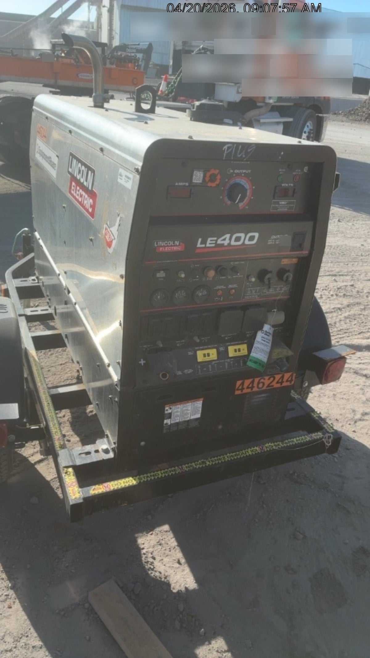 2024 Lincoln Electric LE400 Kubota V1505, Trlr, Cable Rack, Light Kit, ES Decals, T3