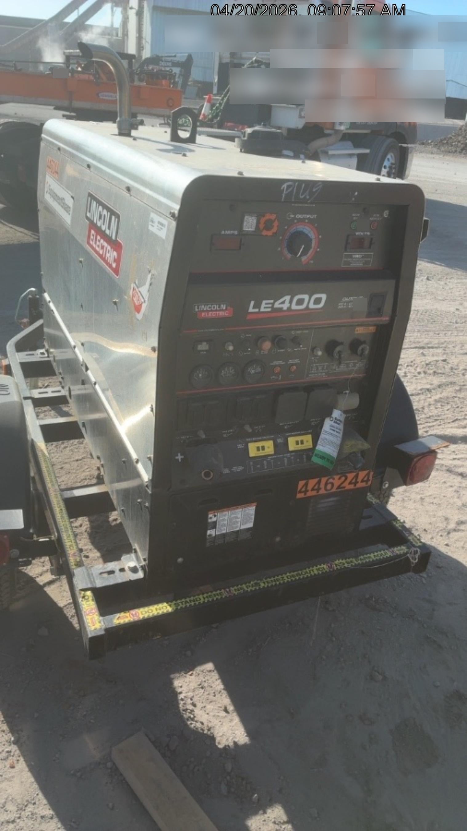 2024 Lincoln Electric LE400 Kubota V1505, Trlr, Cable Rack, Light Kit, ES Decals, T3
