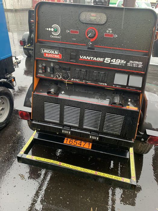 2021 Lincoln Electric Vantage 549X Ready Pak 3, ORANGE (includes trailer, cable rack, fender light kit)