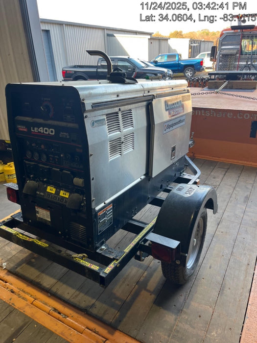 2024 Lincoln Electric LE400 Kubota V1505, Trlr, Cable Rack, Light Kit, ES Decals, T3