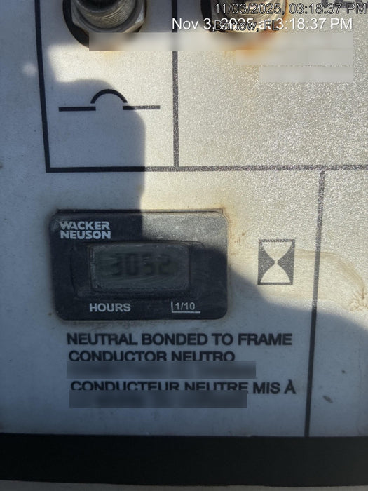 2018 Wacker Neuson LTV6L-MH Wacker Neuson LTV6L Mobile Light Tower w/Fuel Level Sensor Installed