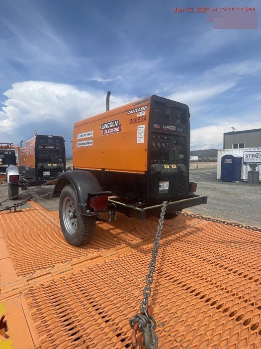 2022 Lincoln Electric LE400 Kubota V1505, Trlr, Cable Rack, Light Kit, ES Decals, T3