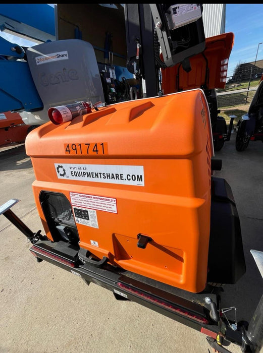 2025 Generac MLTS-4 Diesel, Mitsubishi L2E, 7.1 hp @1800 rpm, Flex Switch 120V Input, Powerzone Controller, (4) 320W LED Lights, 4kW Generator, 39.9 Gal Fuel Tank, 2" Ball, ES Decals